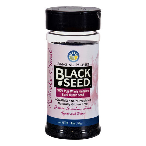 Amazing Herbs Black Seed Black Cumin Seed, Whole, 4 Oz